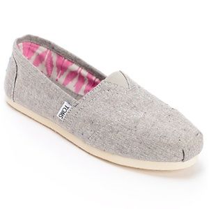 Classic Vegan Tom's in Grey Confetti
